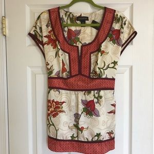 Japanese Floral Print Top